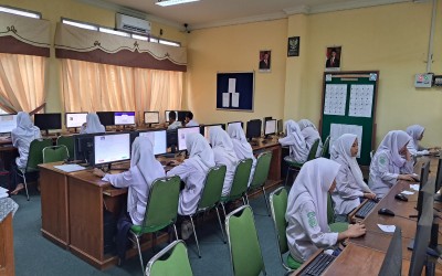 Gladi Bersih Ujian TKA 2026 di SMP Babussalam Berjalan Lancar