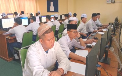 Serius Banget! Begini Suasana Ujian TKA di SMP Babussalam Pekanbaru